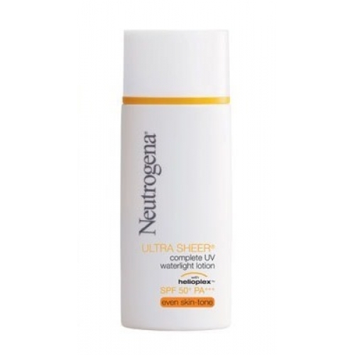 รูปภาพของ Neutrogena Ultra Sheer Complete UV Waterlight Lotion SPF50 PA++ 30ml.สีเบจ